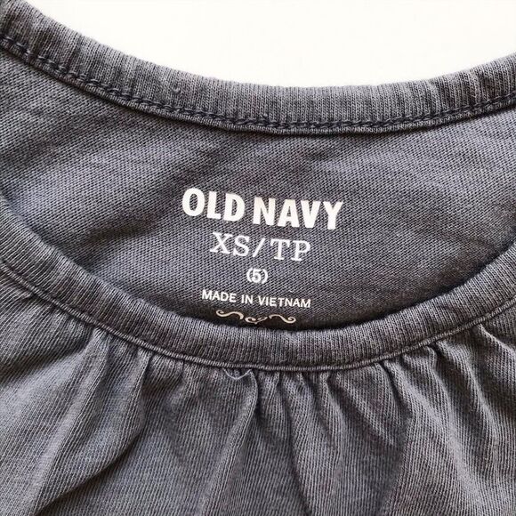 Old Navy gray eyelet hem tank top VGUC XS(5) - Picture 3 of 4